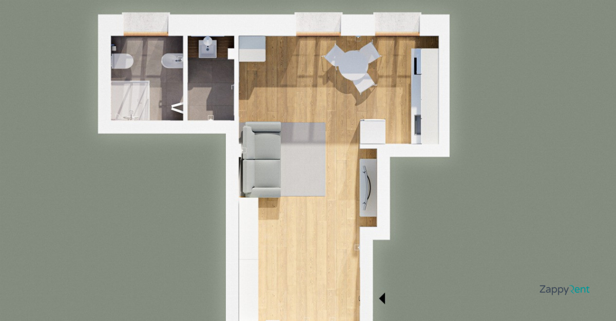 Monolocale in Via Diodoro Siculo, Milano